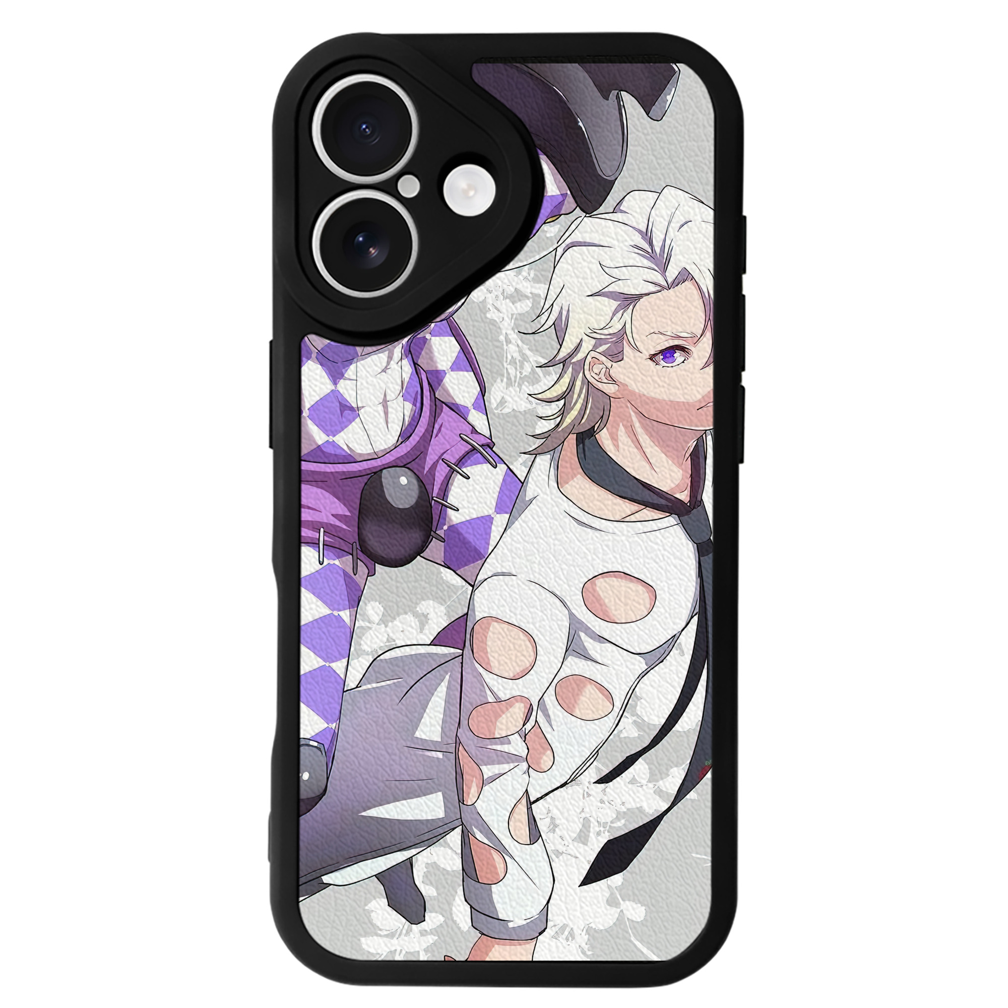 （画像用） ジョジョの奇妙な冒険 JoJo's Bizarre Adventure 【iPhone 16シリーズ対応】シリコンスマホケース（レザー調） 材質：シリコン
